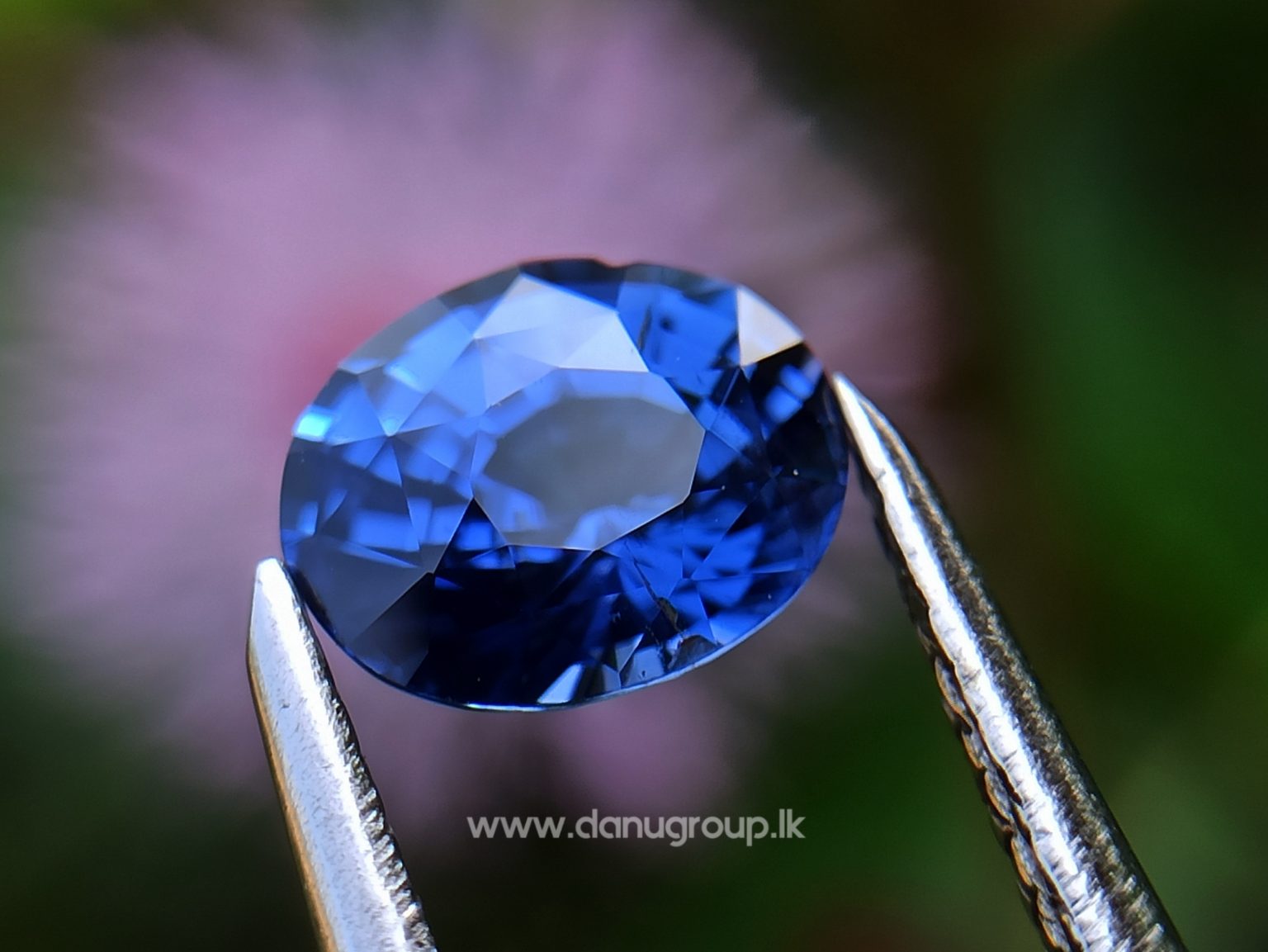 Real Old Peacock Colour - Ceylon Natural Peacock Blue Sapphire from Danu Group Gemstones Collection - danugroup.lk