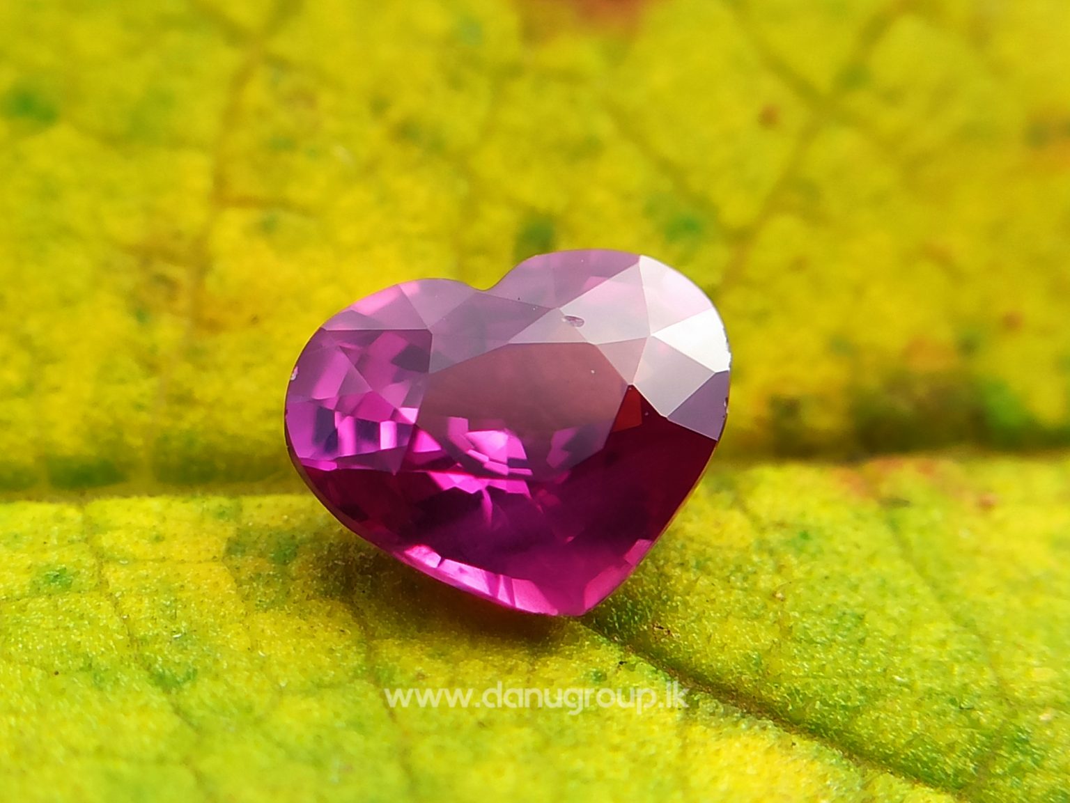 High Quality Ceylon Natural Hot Pink Sapphire - Danu Group Gemstones Collection danugroup.lk