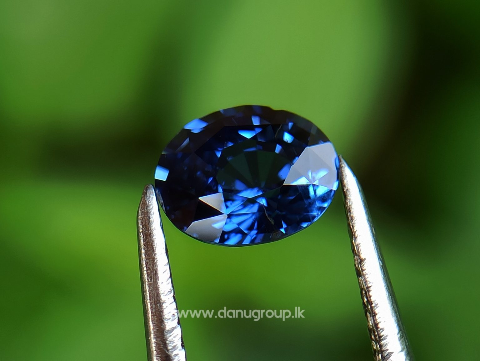 Real Old Peacock Colour - Ceylon Natural Peacock Blue Sapphire from Danu Group Gemstones Collection - danugroup.lk
