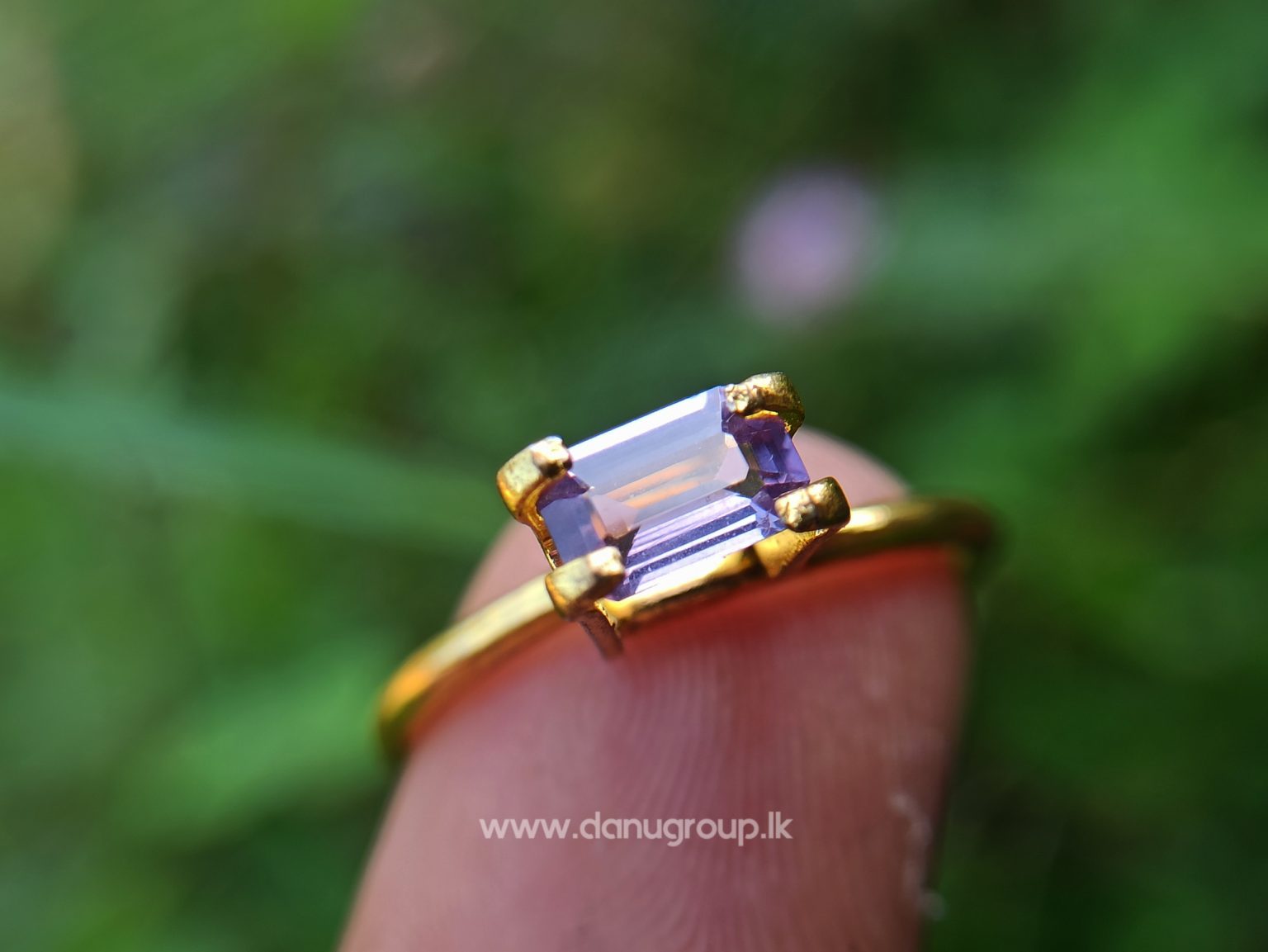 Ceylon Natural Pinkish-Purple Sapphire from Danu Group - One of the best calm colour from mother nature- danugroup.lk