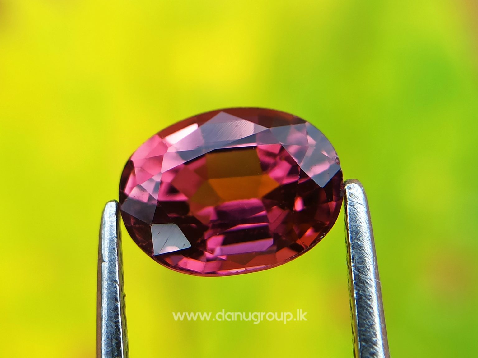 Natural Colour Change Tourmaline Changing Colour pink to orange danugroup.lk