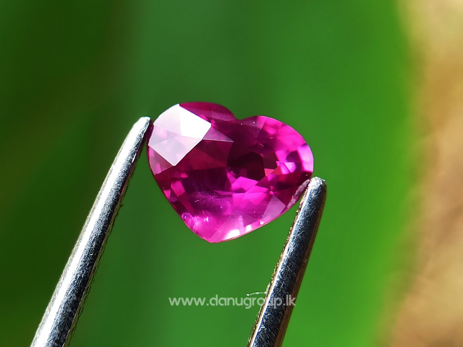 High Quality Ceylon Natural Hot Pink Sapphire - Danu Group Gemstones Collection danugroup.lk