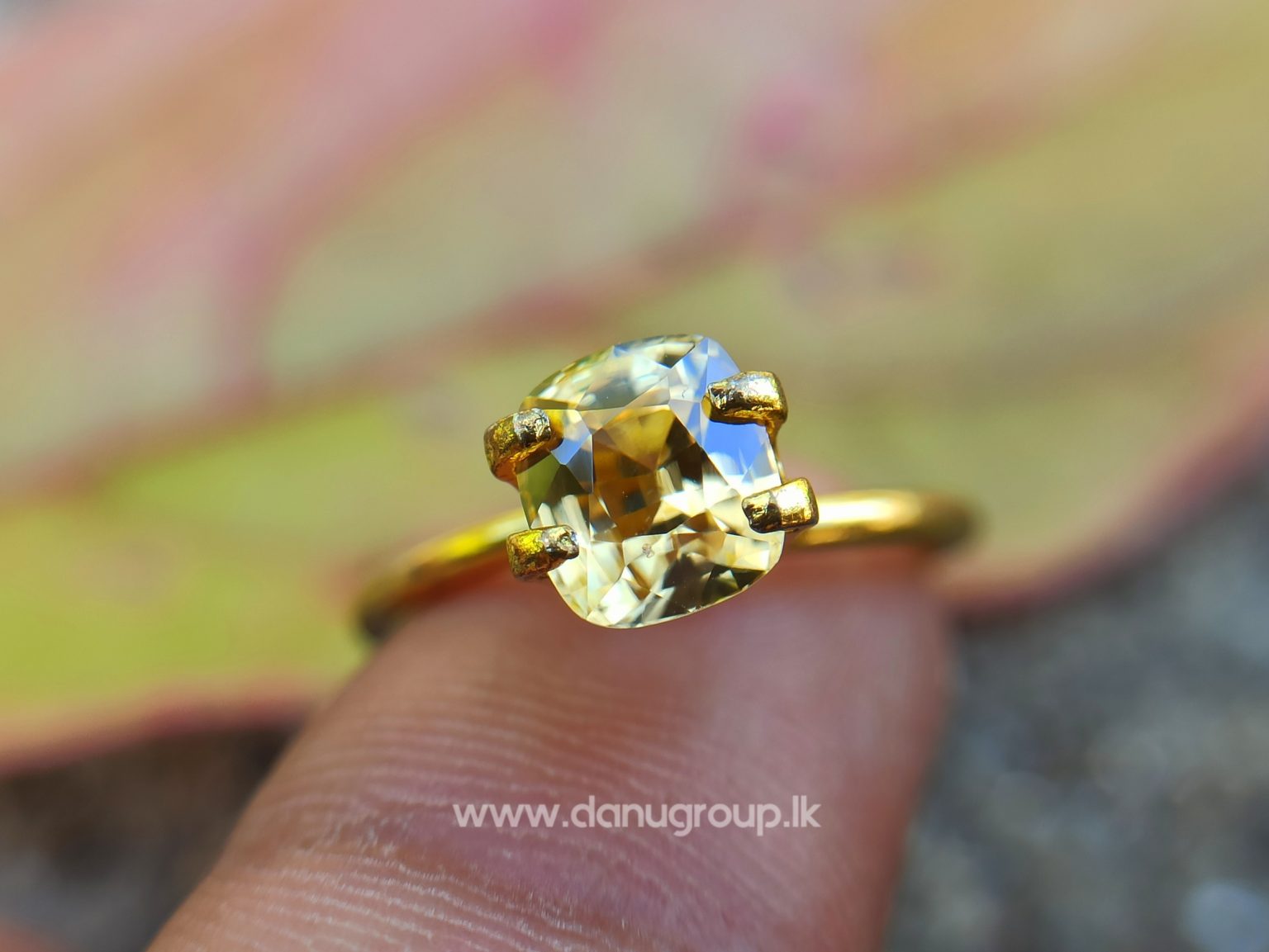 Natural Yellow Zircon - Fine Quality Yellow Zircon “melychrysos” from Danu Group Gemstones Collection