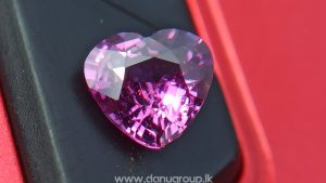 Ceylon Natural Vivid Pinkish Purple Sapphire Daju Group Gemstones Collections danugroup.lk