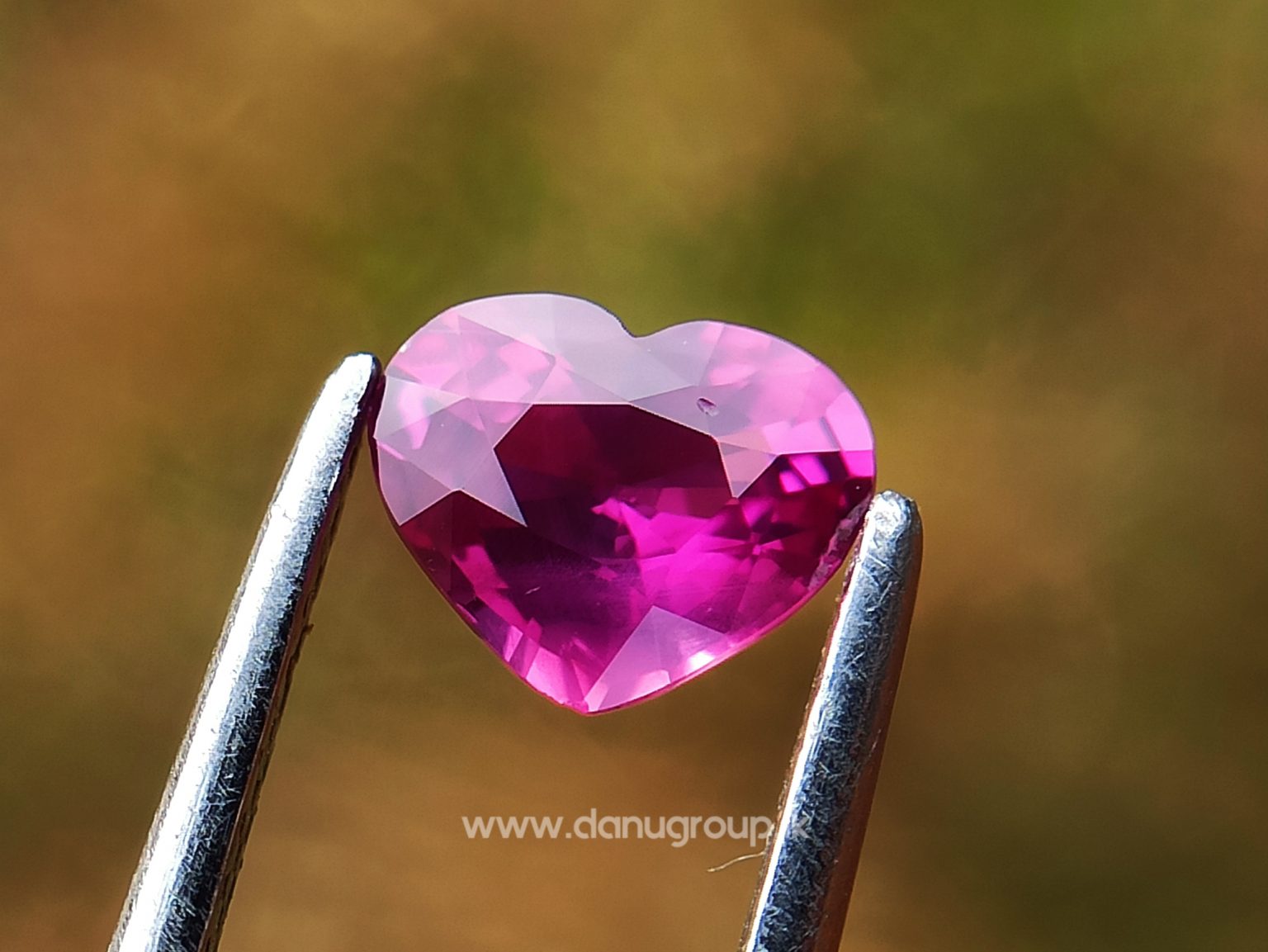 High Quality Ceylon Natural Hot Pink Sapphire - Danu Group Gemstones Collection danugroup.lk
