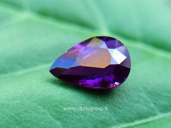Ceylon Natural Deep-Purple Sapphire from Danu Group - One of the best deep calm colour from mother nature