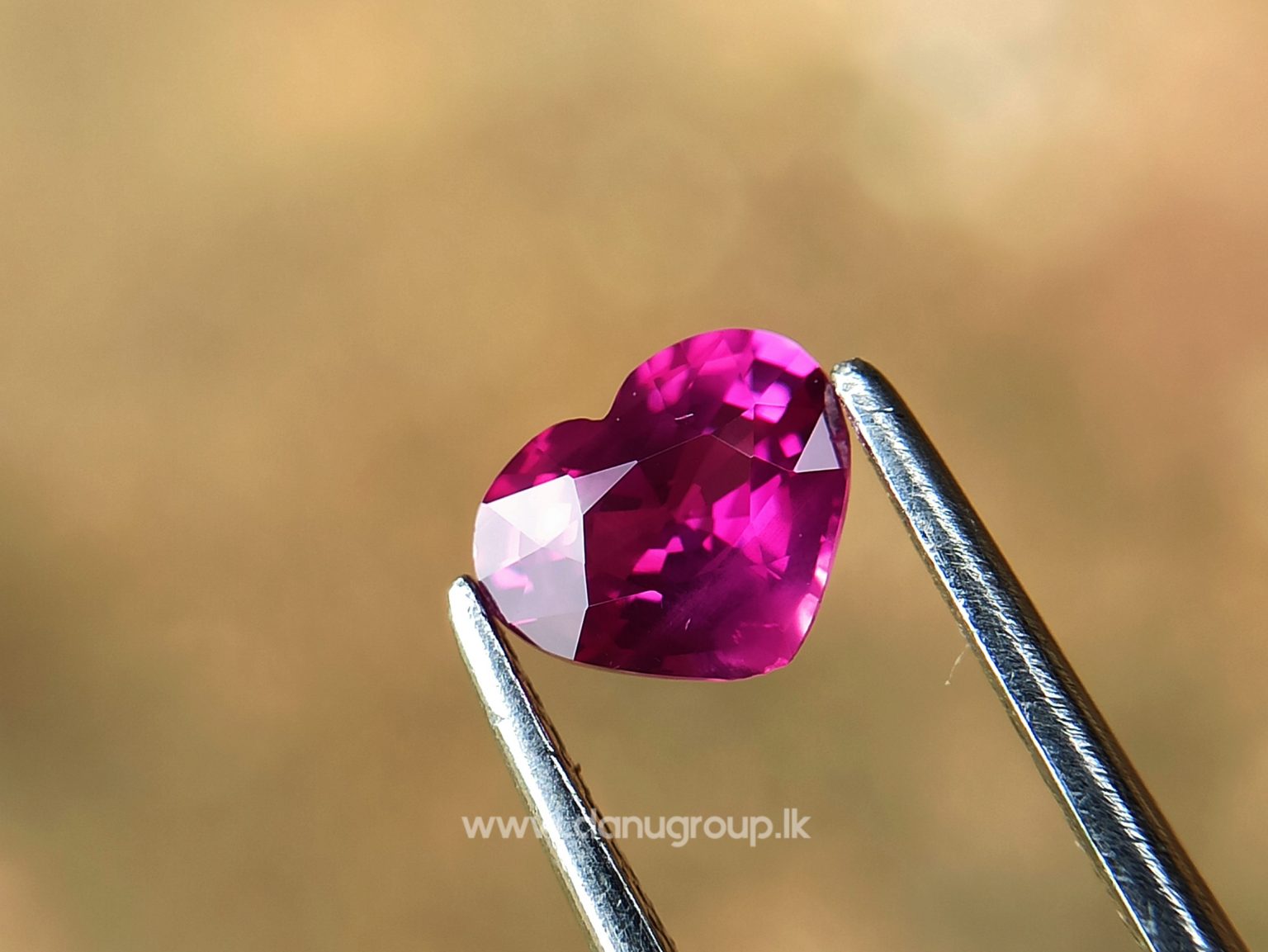 High Quality Ceylon Natural Hot Pink Sapphire - Danu Group Gemstones Collection danugroup.lk