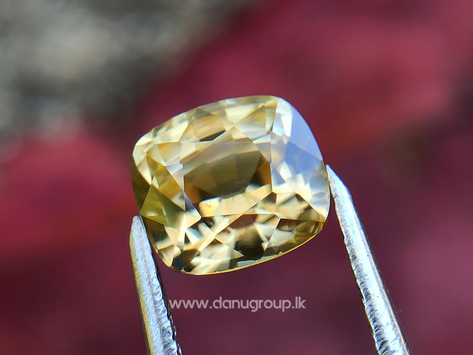 Natural Yellow Zircon - Fine Quality Yellow Zircon “melychrysos” from Danu Group Gemstones Collection