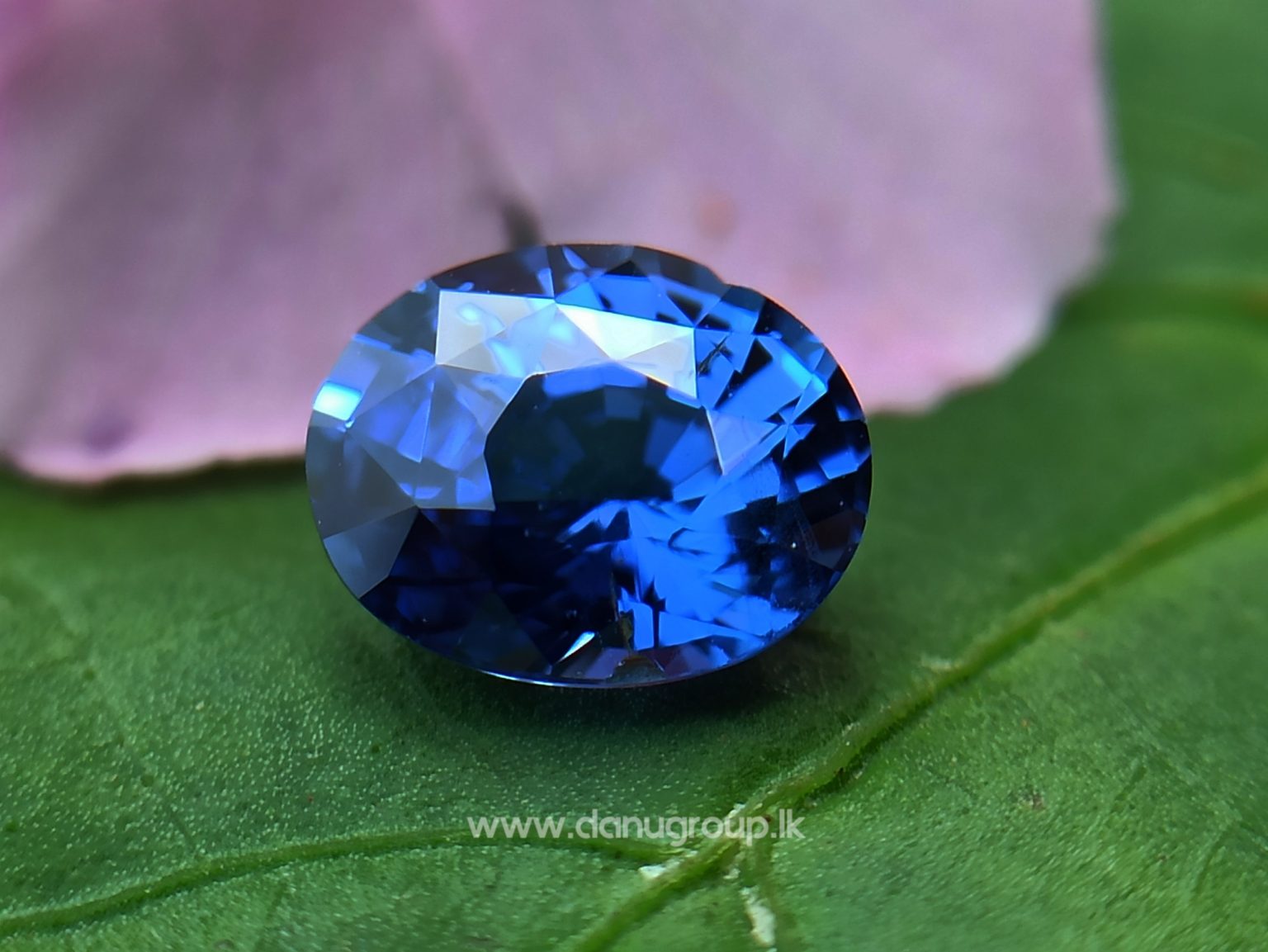 Real Old Peacock Colour - Ceylon Natural Peacock Blue Sapphire from Danu Group Gemstones Collection - danugroup.lk