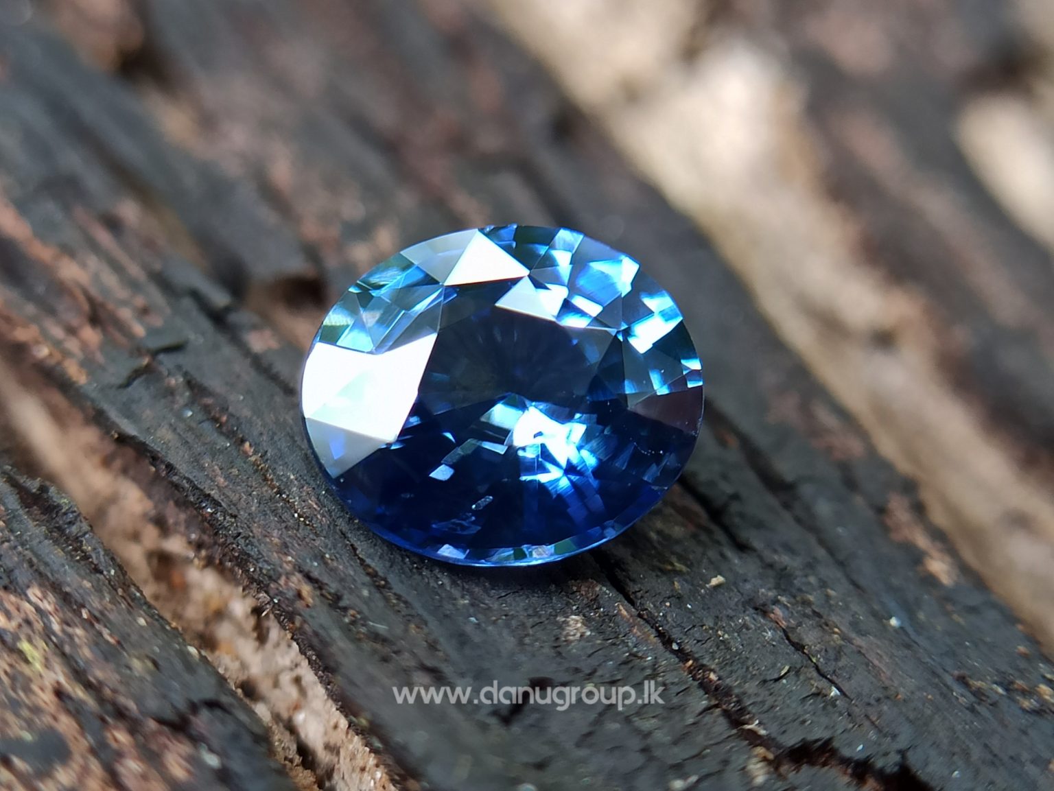 Ceylon Natural Unheated Blue Sapphire Oval Shape Stone from Danu Group -danugroup.lk