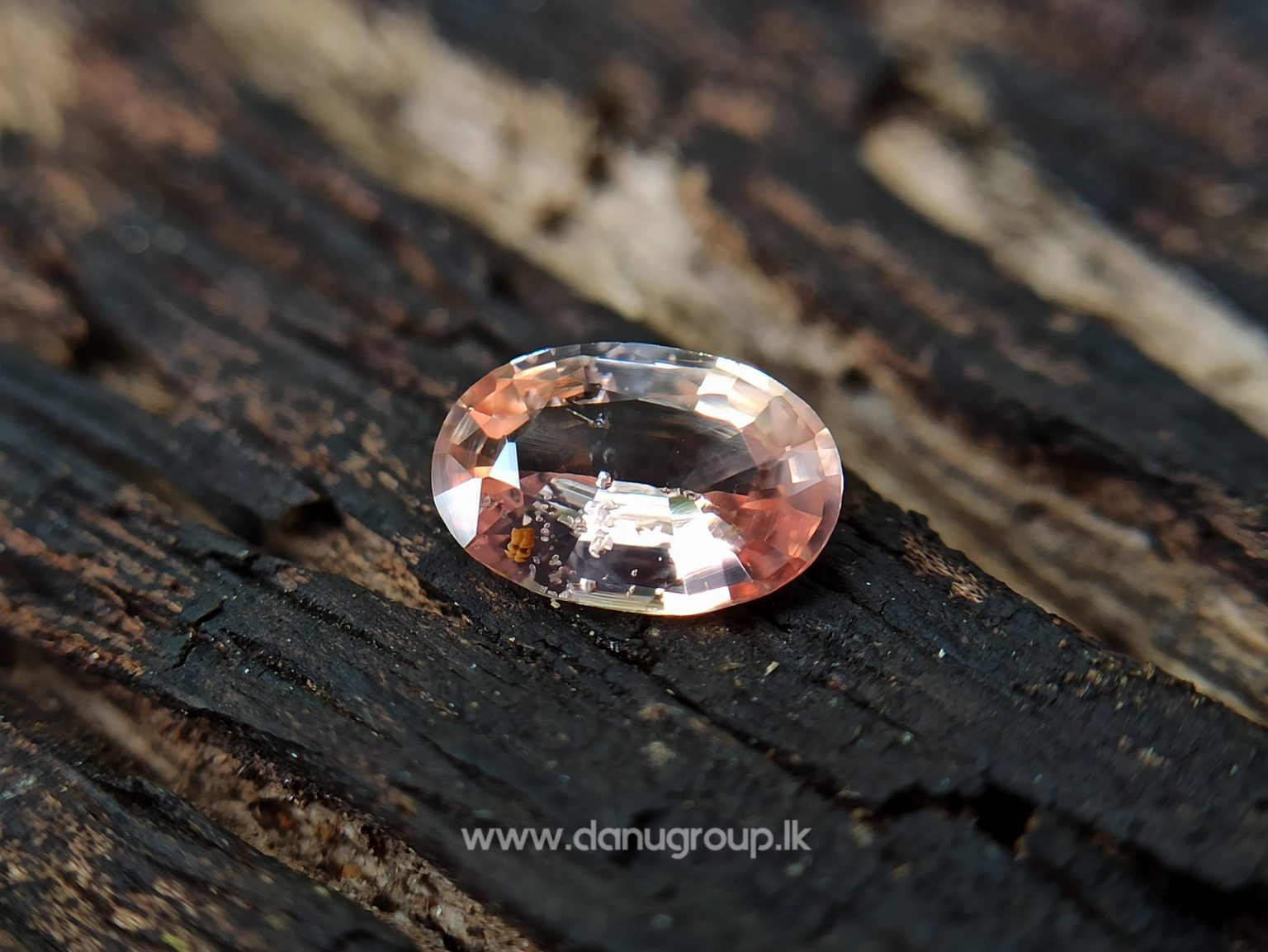 King of Sapphire - Ceylon Natural Pinkish Orange padparadscha sapphire from Danu Group danugroup.lk