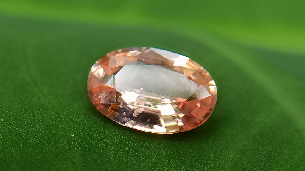 King of Sapphire - Ceylon Natural Pinkish Orange padparadscha sapphire from Danu Group danugroup.lk