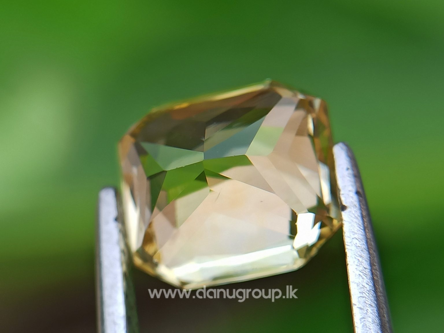 Ceylon Natural Vivid Yellow Sapphire Scissors Cut High Quality Gemstone with Brilliance Lustre - danugroup.lk