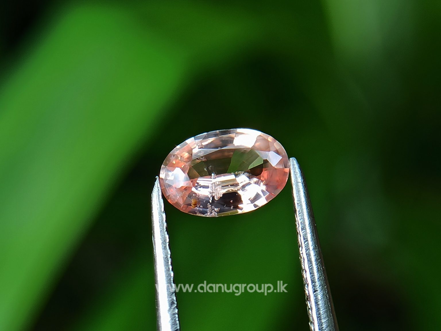 King of Sapphire - Ceylon Natural Pinkish Orange padparadscha sapphire from Danu Group danugroup.lk