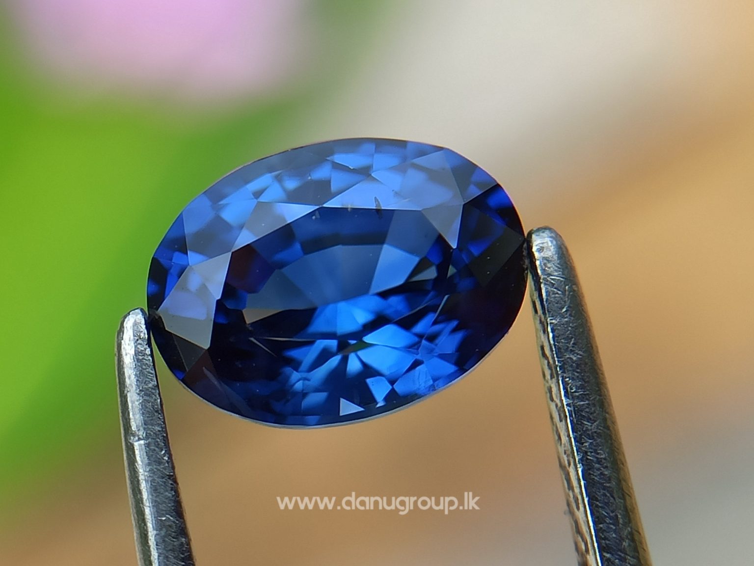 Remarkable Royal blue Colour in Sapphire - Vivid Royal Blue Sapphire Oval shape gem from Danu Group - danugroup.lk