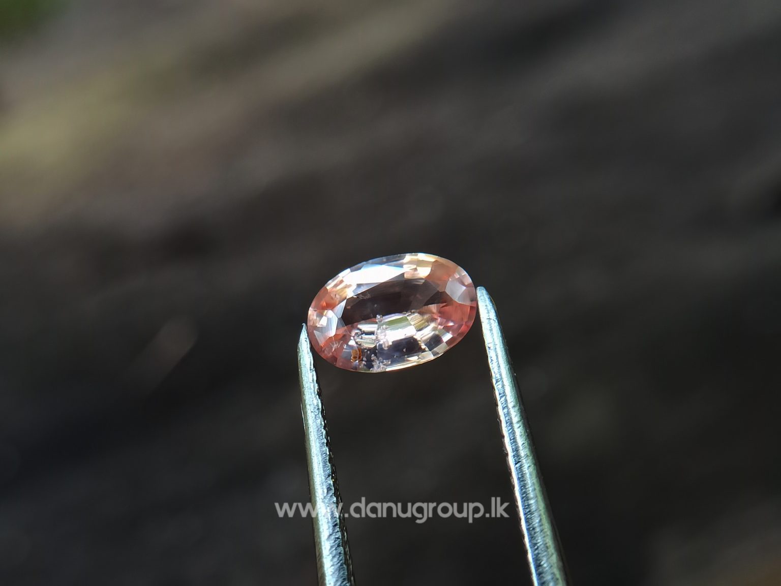 King of Sapphire - Ceylon Natural Pinkish Orange padparadscha sapphire from Danu Group danugroup.lk