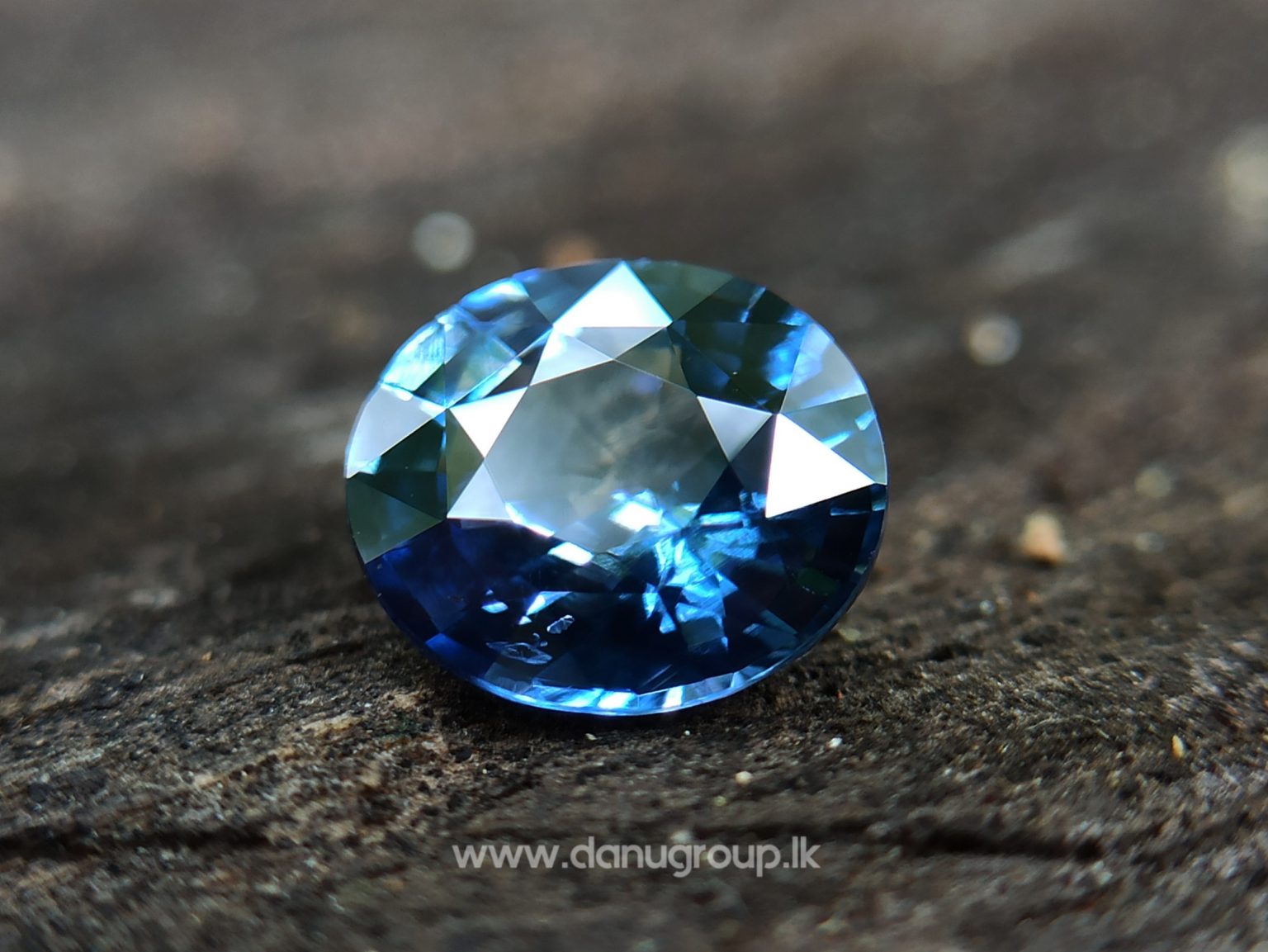 Ceylon Natural Unheated Blue Sapphire Oval Shape Stone from Danu Group -danugroup.lk