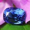 High Quality Ceylon Natural Cornflower Blue Sapphire Cushion Shape Unheated Stone from Danu Group Mining - danugroup.lk