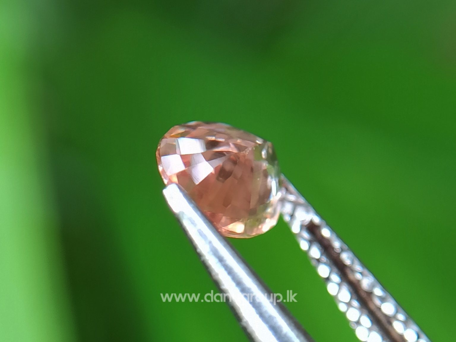 King of Sapphire - Ceylon Natural Pinkish Orange padparadscha sapphire from Danu Group danugroup.lk