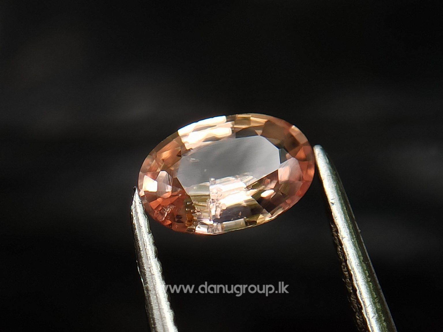 King of Sapphire - Ceylon Natural Pinkish Orange padparadscha sapphire from Danu Group danugroup.lk