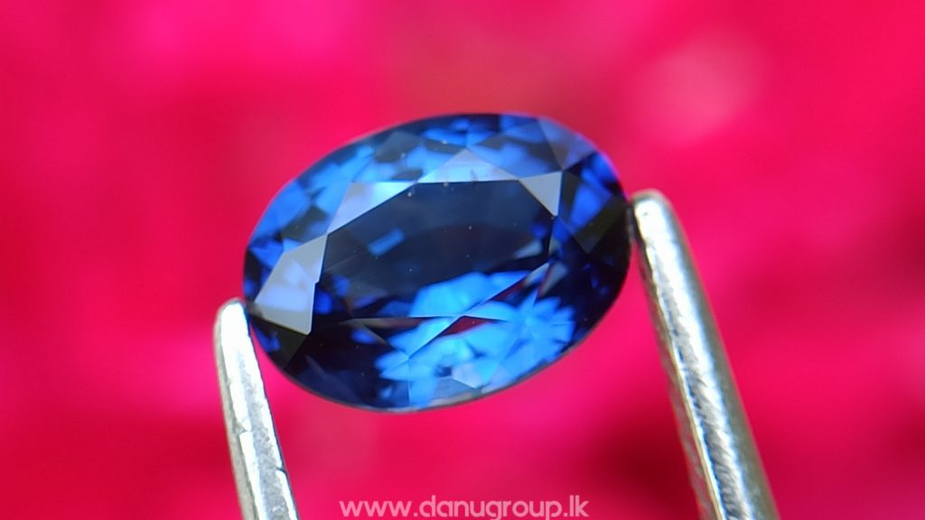 Remarkable Royal blue Colour in Sapphire - Vivid Royal Blue Sapphire Oval shape gem from Danu Group - danugroup.lk