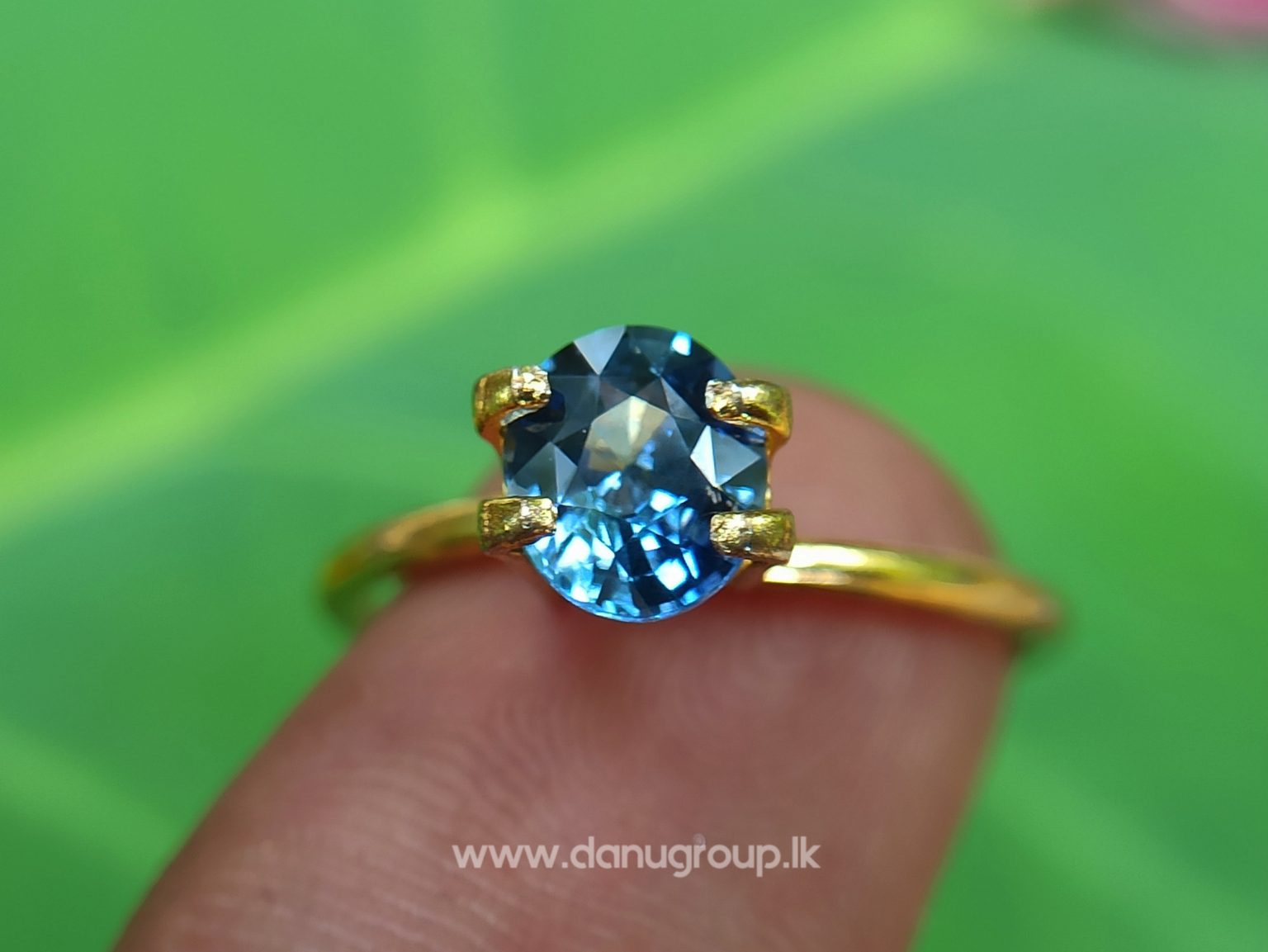 Ceylon Natural Unheated Blue Sapphire Oval Shape Stone from Danu Group -danugroup.lk