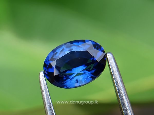 Remarkable Royal blue Colour in Sapphire - Vivid Royal Blue Sapphire Oval shape gem from Danu Group - danugroup.lk