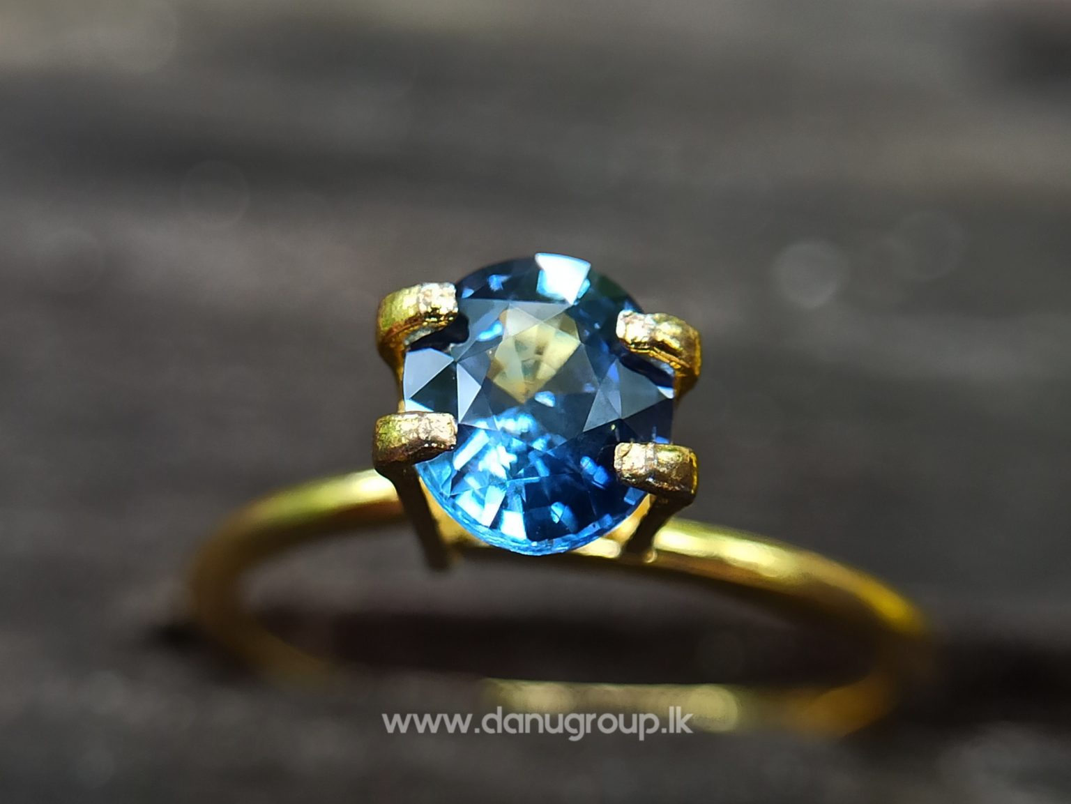 Ceylon Natural Unheated Blue Sapphire Oval Shape Stone from Danu Group -danugroup.lk