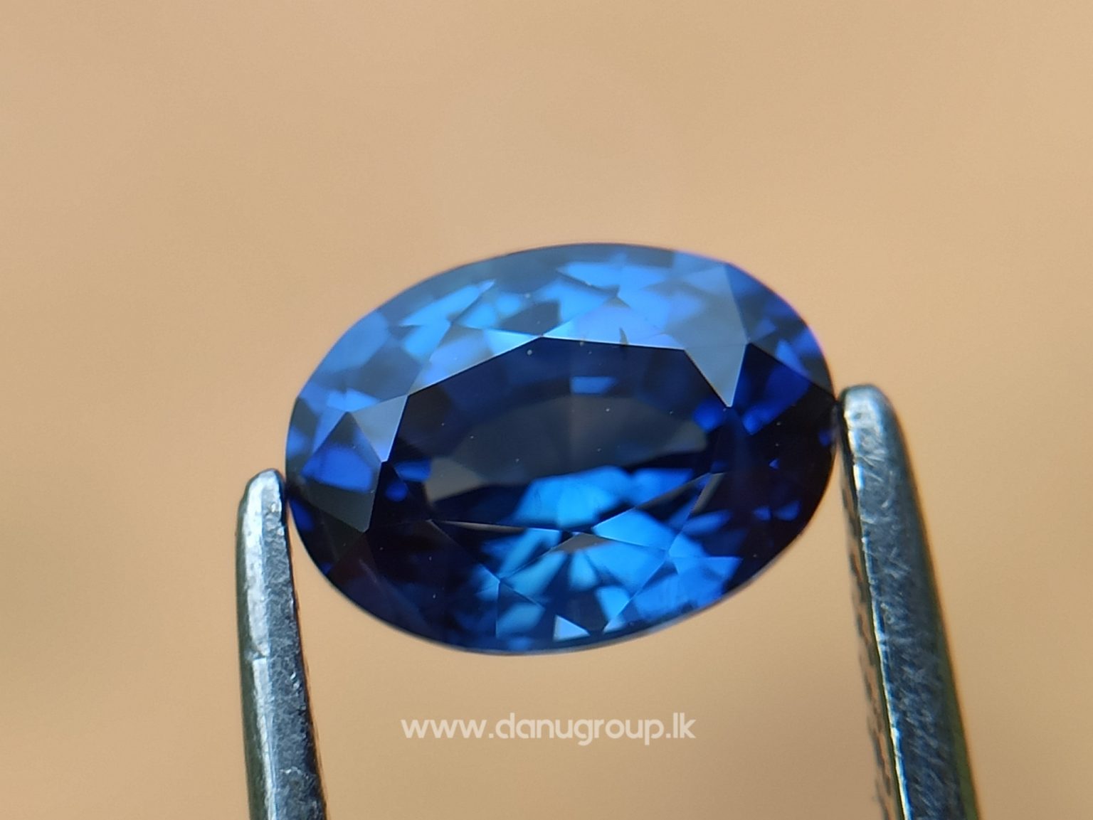 Remarkable Royal blue Colour in Sapphire - Vivid Royal Blue Sapphire Oval shape gem from Danu Group - danugroup.lk