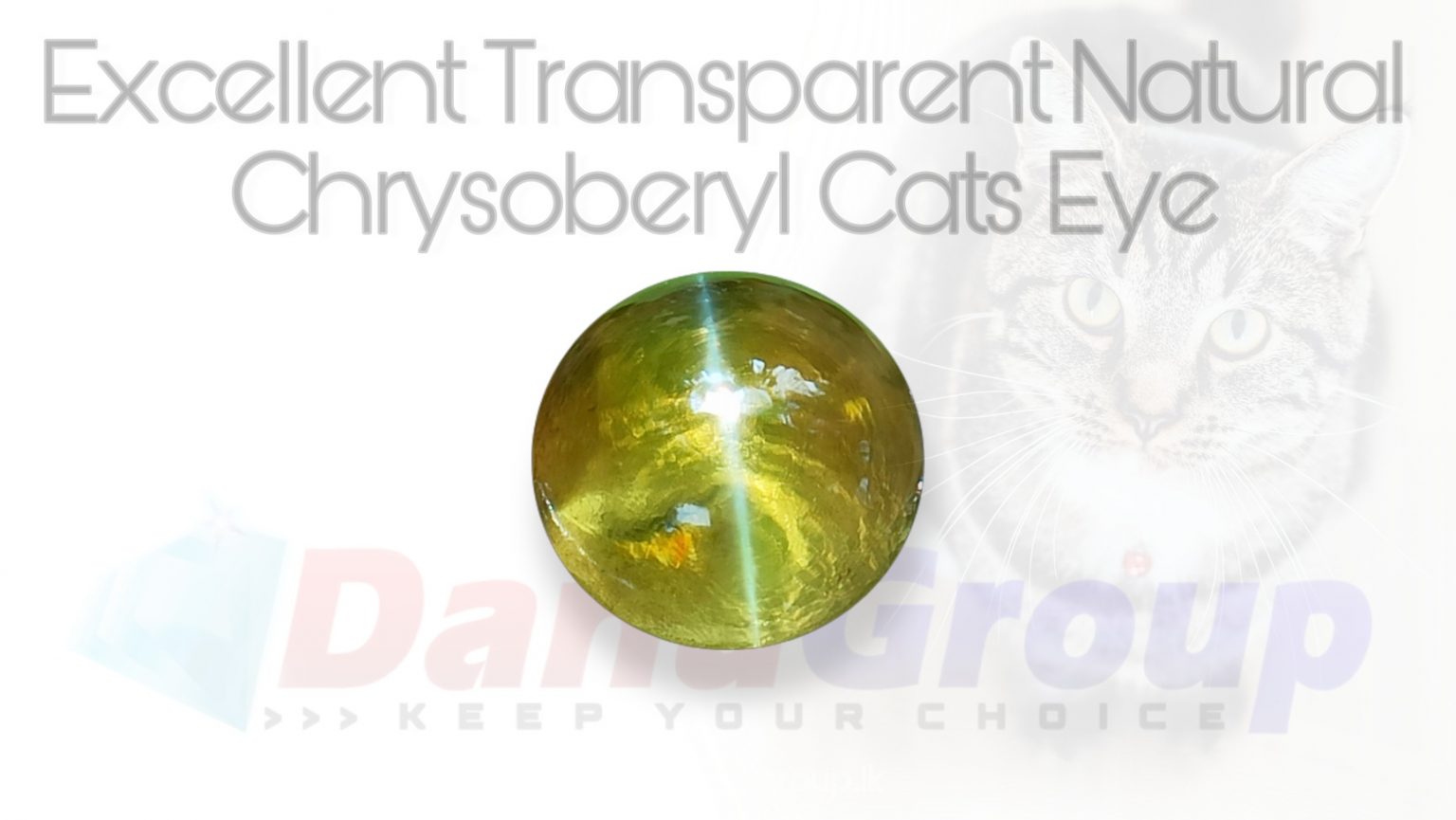 Ceylon Natural Chrysoberyl Cats eye from Danu Group