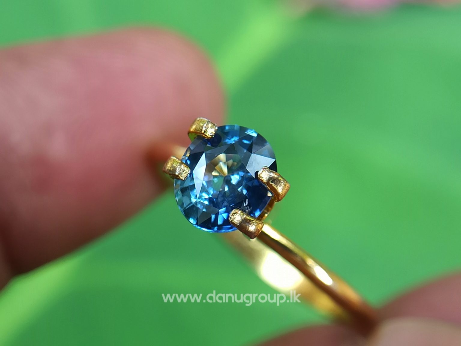 Ceylon Natural Unheated Blue Sapphire Oval Shape Stone from Danu Group -danugroup.lk