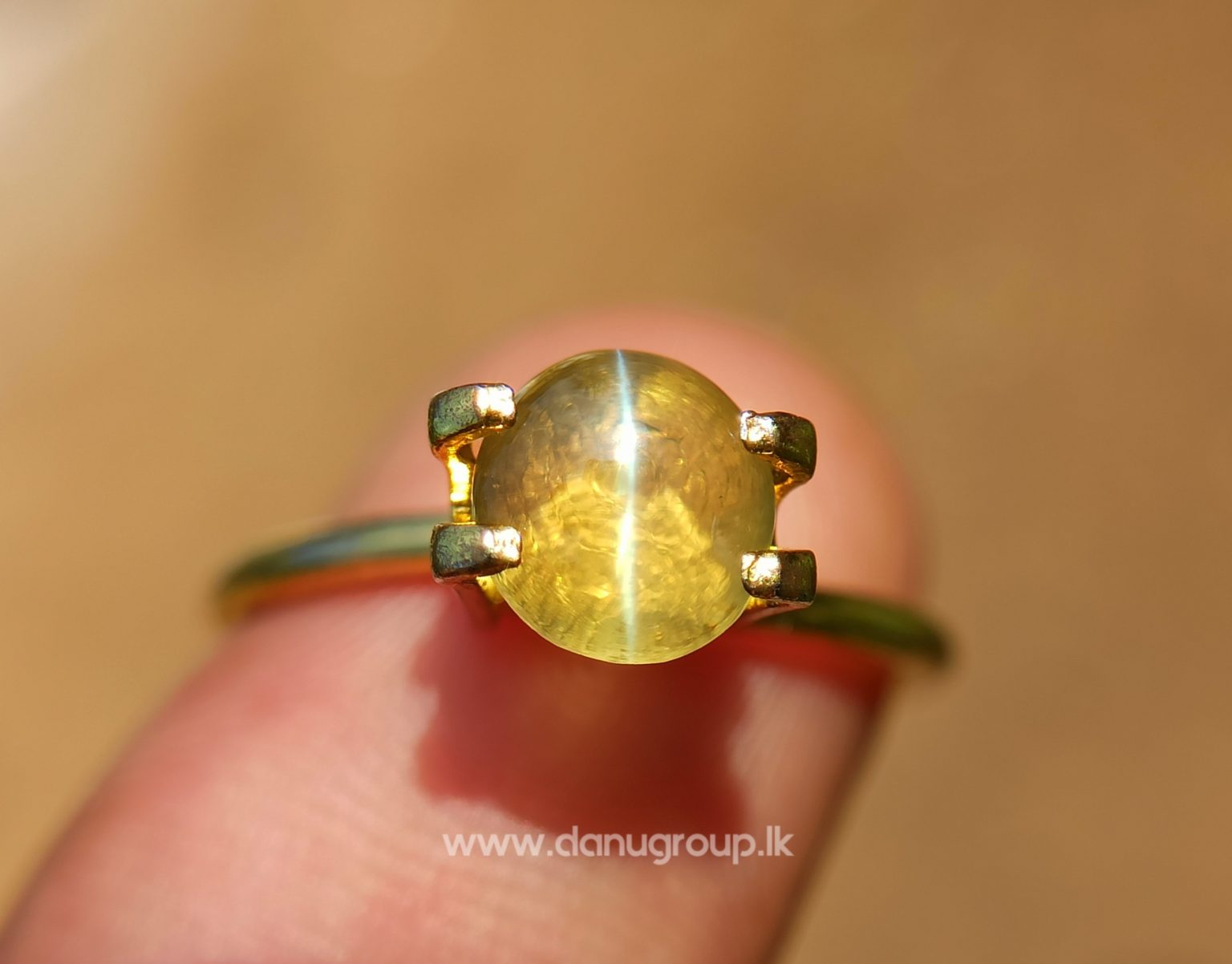 Ceylon Natural Chrysoberyl Cats eye from Danu Group
