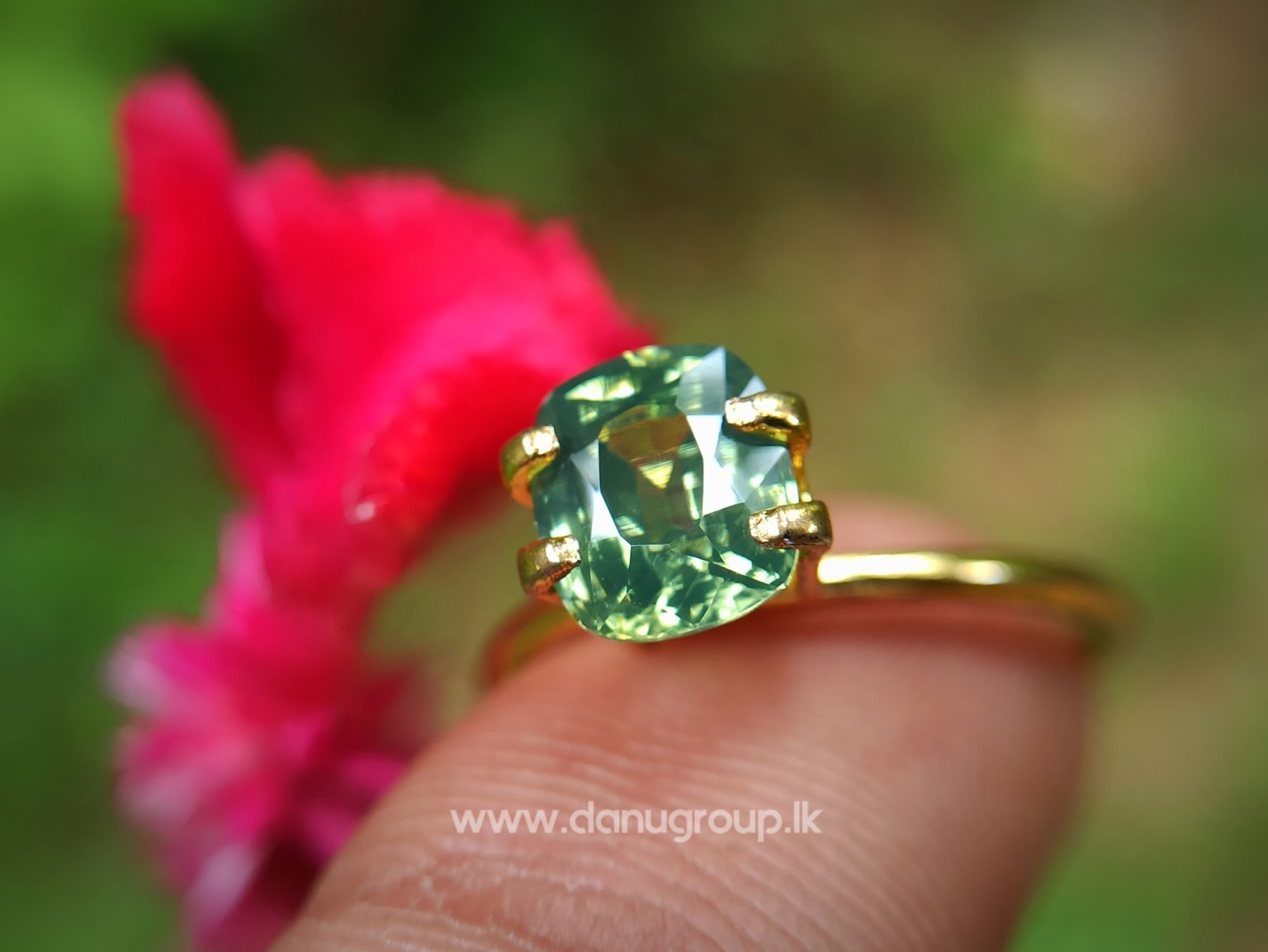 Ceylon Natural Green Zircon Danu Group Gemstones