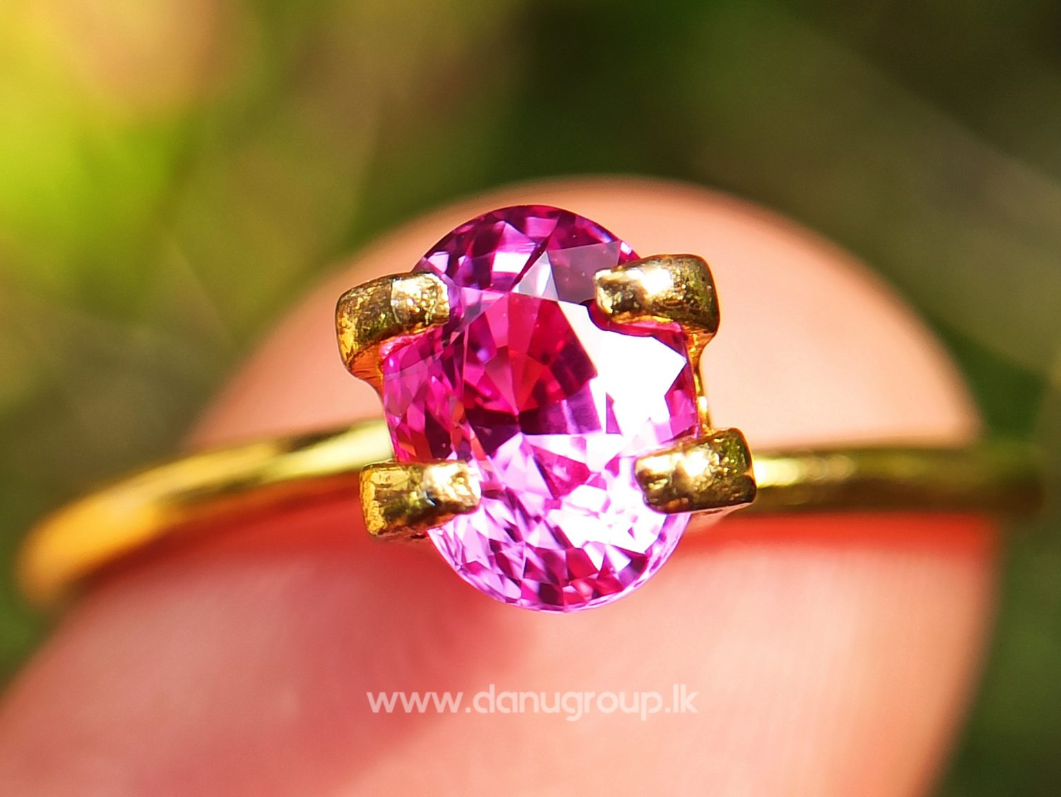 Remarkable Pink Colour In Ceylon Sapphire - Vivid Pink sapphire from Danu Group high quality ceylon sapphire - danugroup.lk