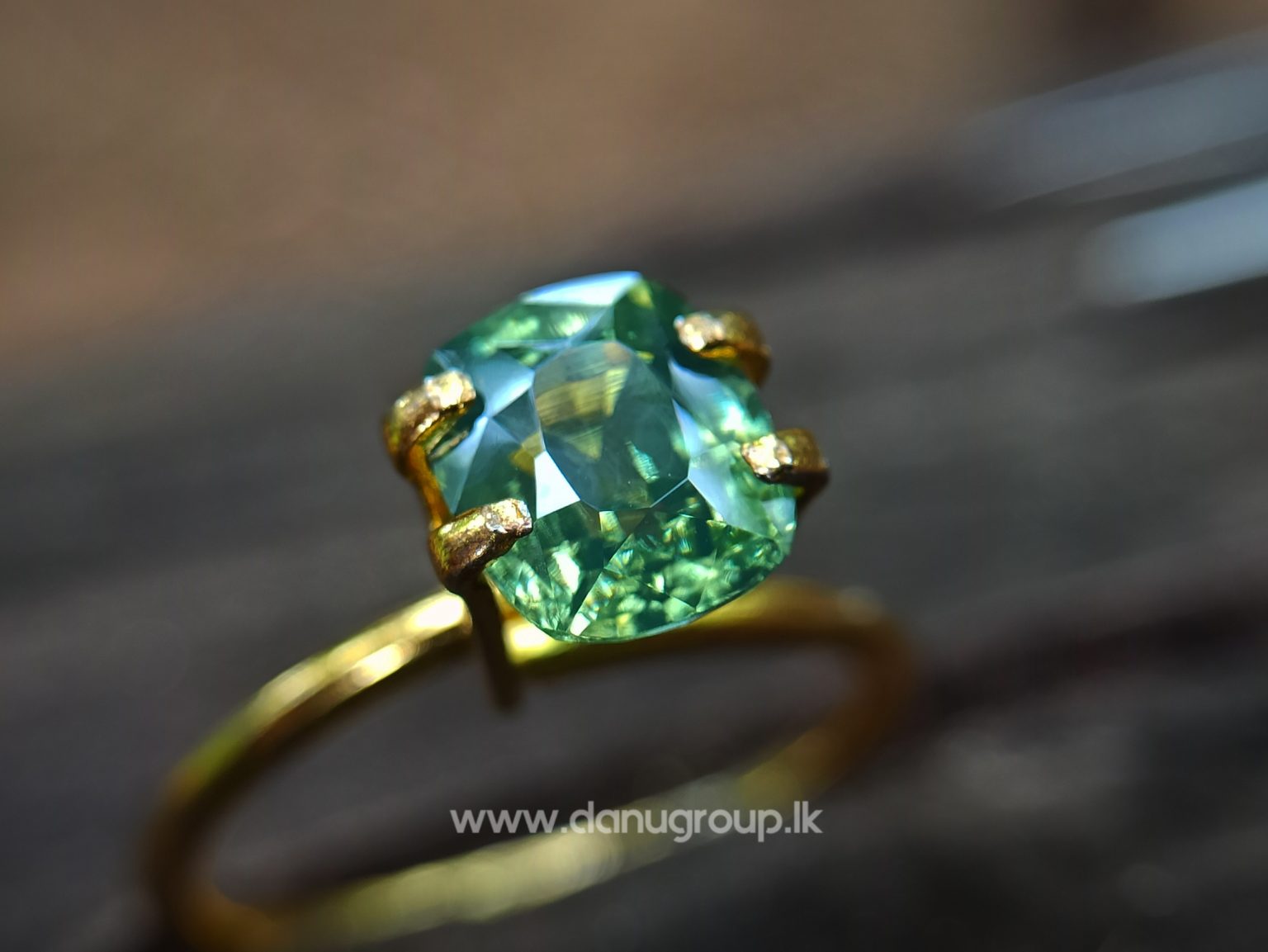 Ceylon Natural Green Zircon Danu Group Gemstones