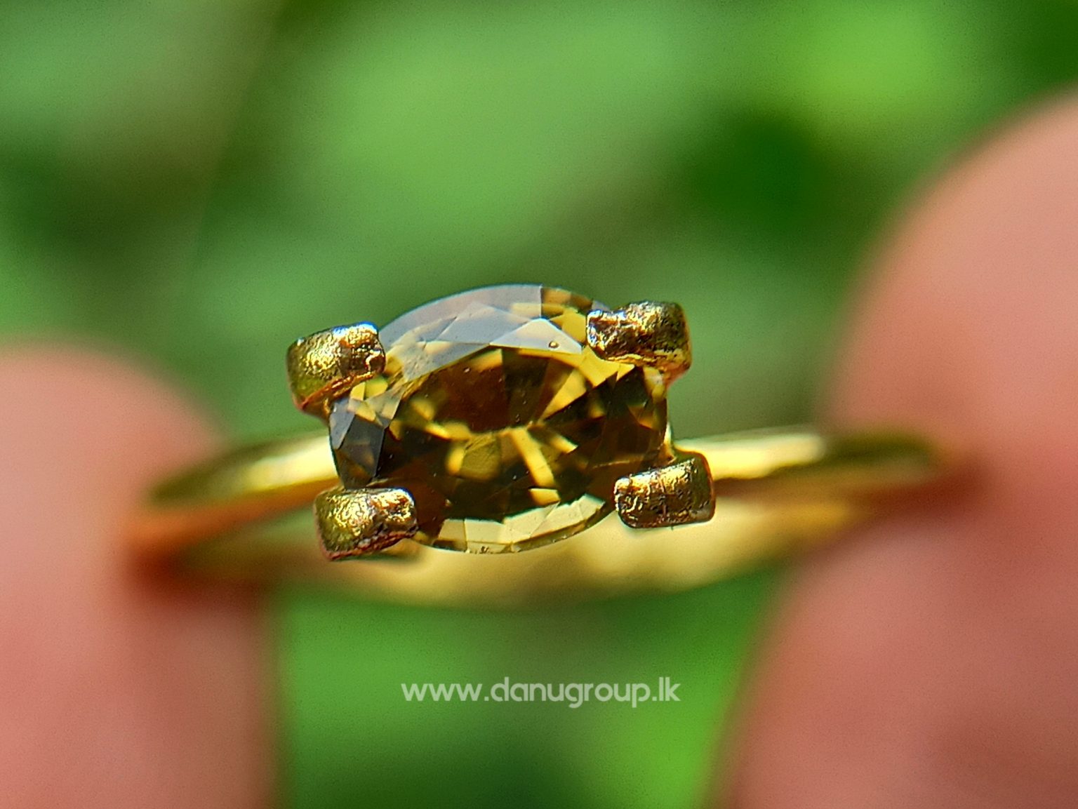 Natural Sinhalite Rare Gemstone from Ceylon Sri Lanka from Danu Group Gemstones Collections