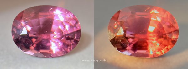 Natural Colour Change Tourmaline from Danu Group Gemstones Collections