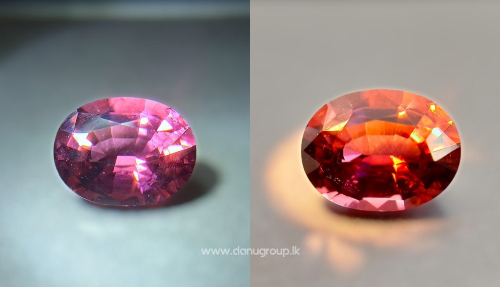 Natural Colour Change Tourmaline from Danu Group Gemstones Collections