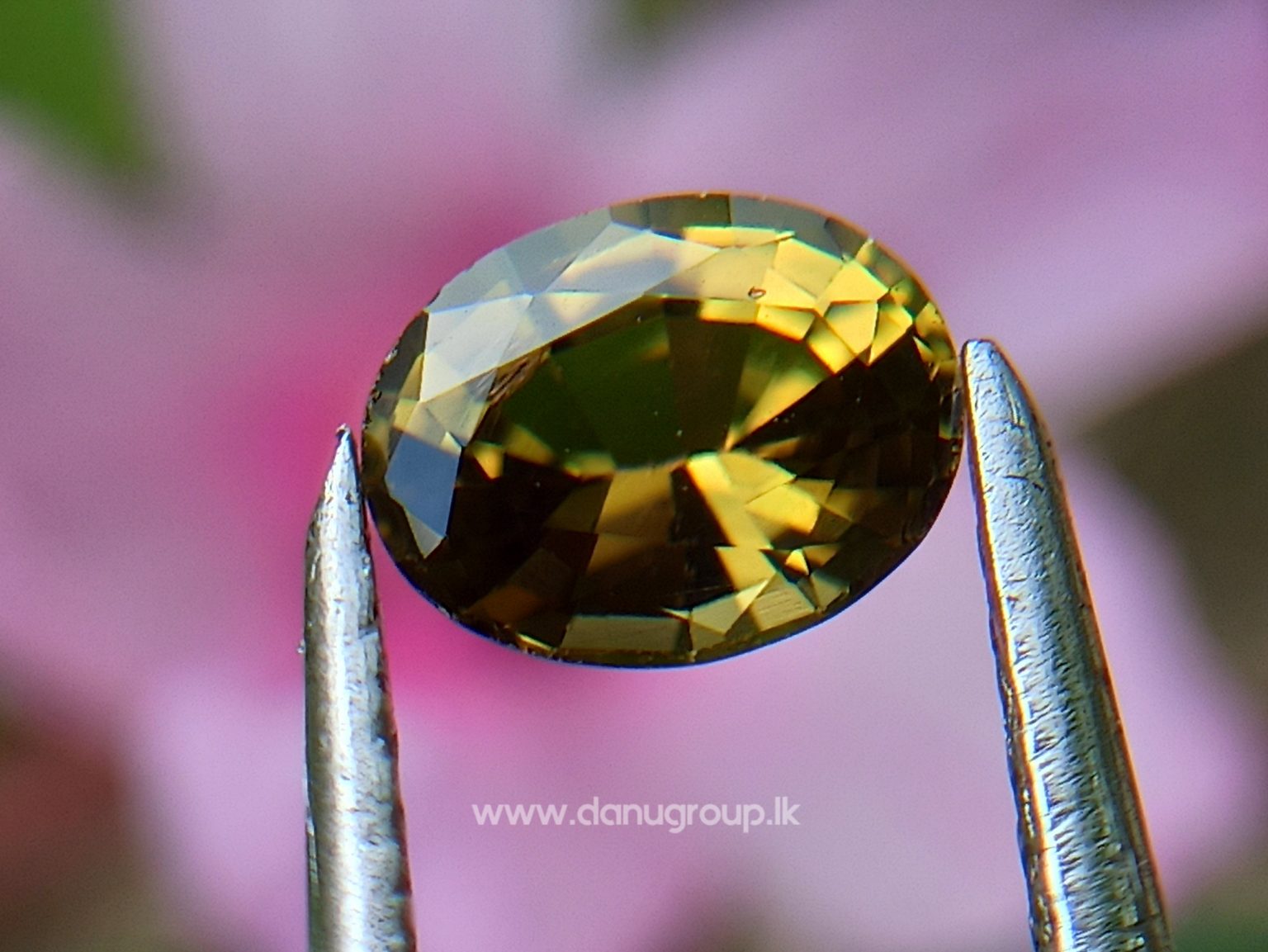 Natural Sinhalite Rare Gemstone from Ceylon Sri Lanka from Danu Group Gemstones Collections