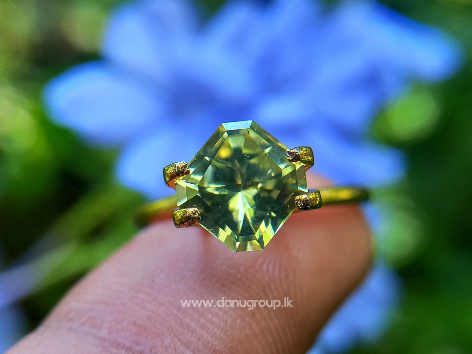 Natural Mint Green Zircon with amazing luster danu group gem's