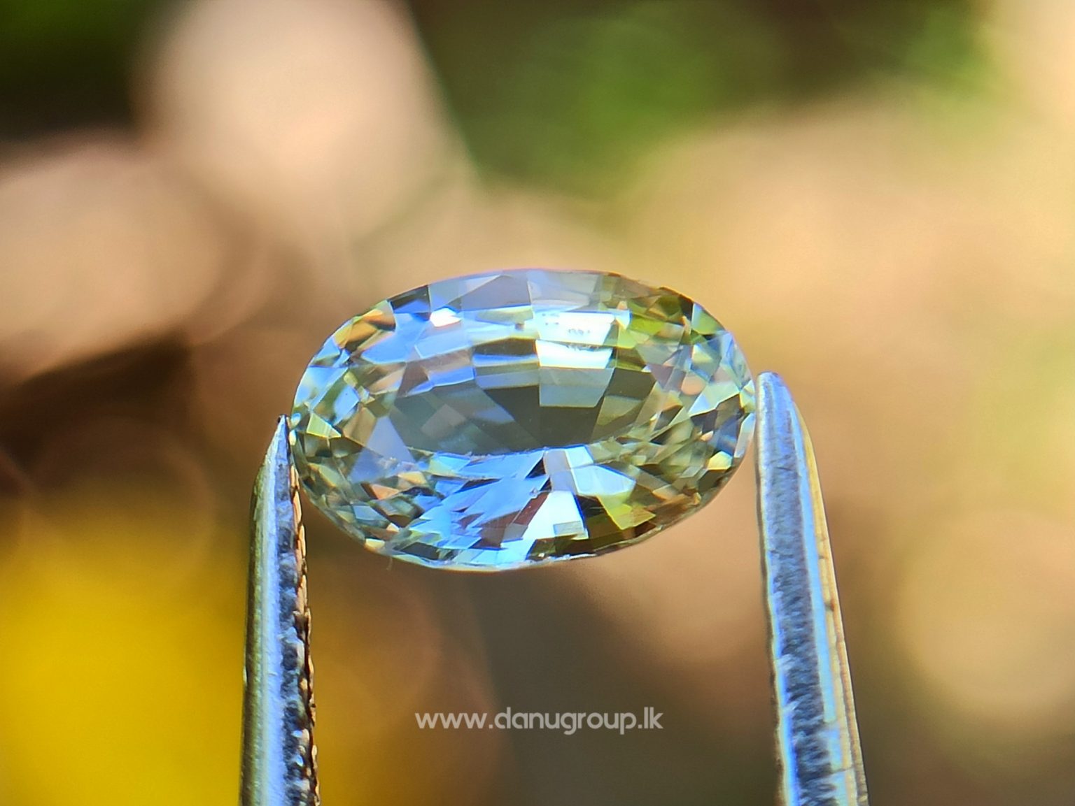 Ceylon Natural Bi Color Sapphire Wedding Stone from Danu Group