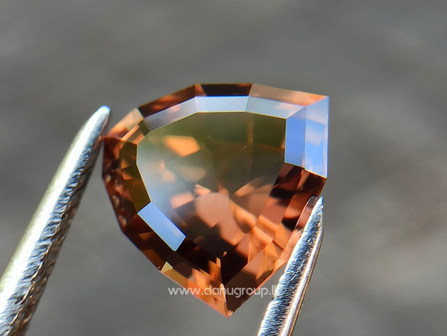 Ceylon Natural chocolate brown Zircon Unique brown gem for fine jewelry Danu Group Gemstones Collections