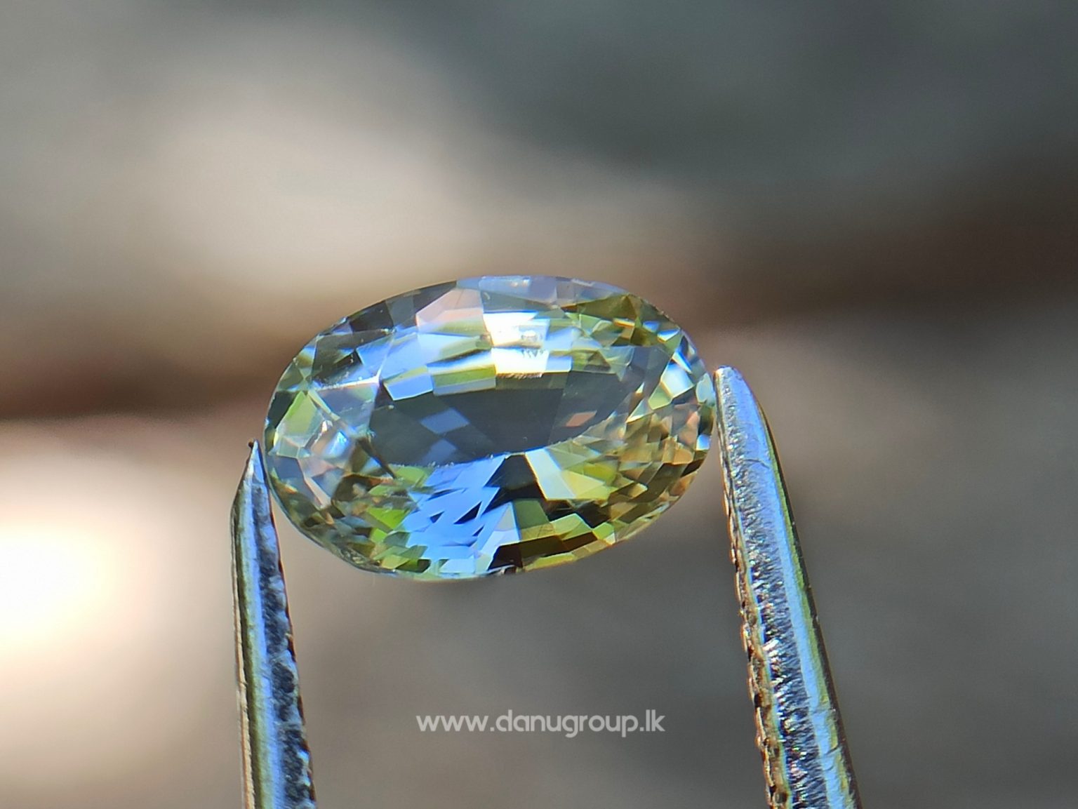 Ceylon Natural Bi Color Sapphire Wedding Stone from Danu Group