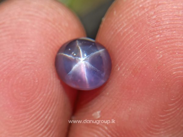 Natural Purple Star Sapphire from Sri Lanka with Colour shifting effect from purple to pink - Danu Group Gemstones Collections