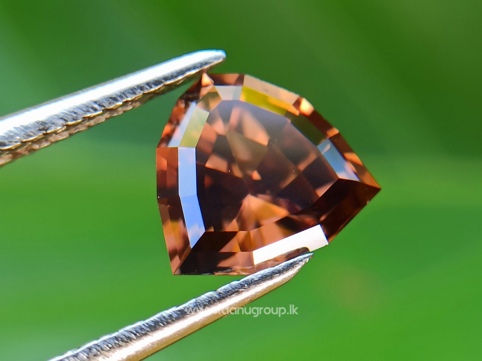 Ceylon Natural chocolate brown Zircon Unique brown gem for fine jewelry Danu Group Gemstones Collections