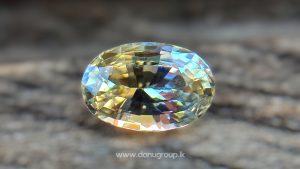 Ceylon Natural Bi Color Sapphire Wedding Stone from Danu Group