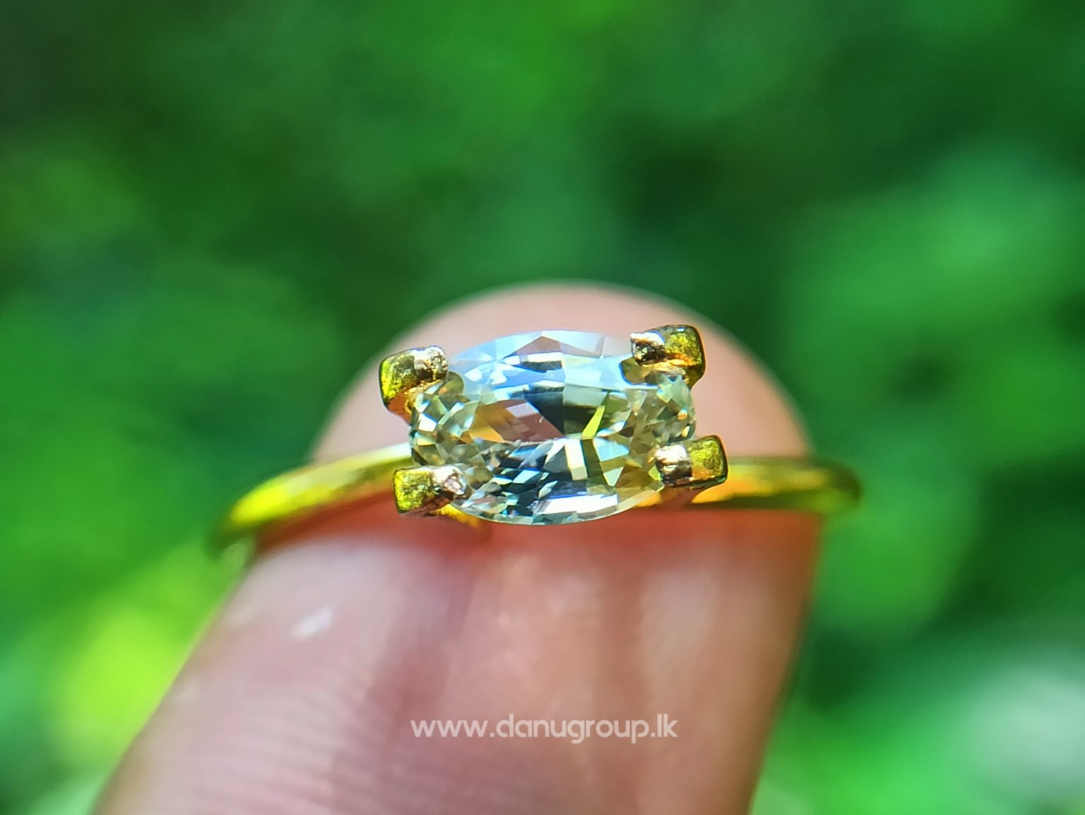 Ceylon Natural Bi Color Sapphire Wedding Stone from Danu Group