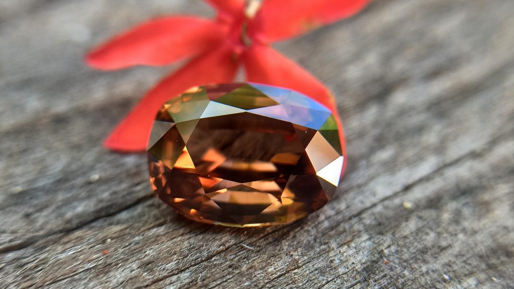 Ceylon Natural Chocolate Brown Zircon From Danu Group Collection Ceylon Sri Lanka