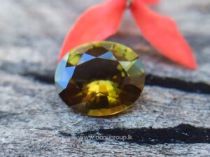 Rare Natural Green Sinhalite - Rare Borate mineral from sri lanka Danu Group Gemstones Collections