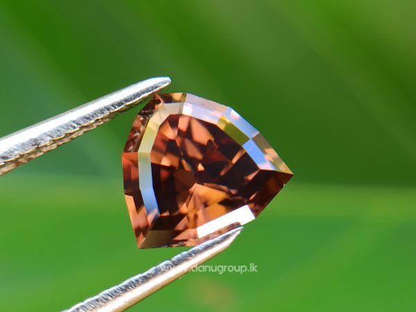 Ceylon Natural chocolate brown Zircon Unique brown gem for fine jewelry Danu Group Gemstones Collections